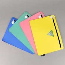 Простые Модные из искусственной кожи папка для документов A5 A4 Файл Организатор Сумка для документов на молнии Складная Сумка для документов