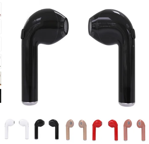 For i7S TWS Twins Wireless Earbuds Bluetooth V4.2 Stereo Headset earphone For Iphone 8 8 plus X for Galaxy S8 Plus r35