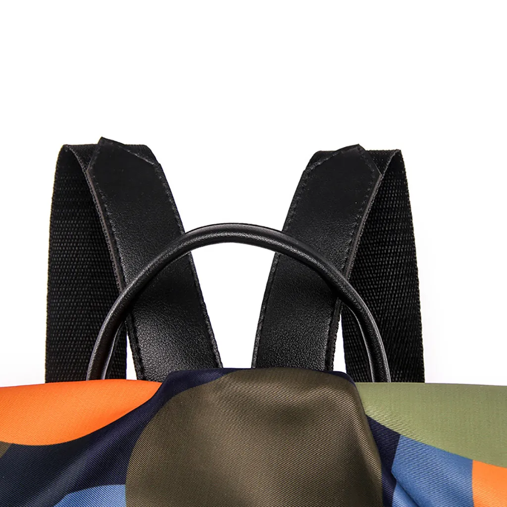 Qlng женский рюкзак большой емкости Простой стильный водонепроницаемый рюкзак, Студенческая сумка для famle