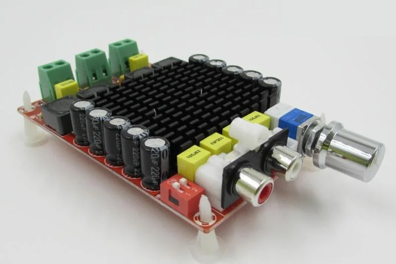 TDA7498 DC 14 34 в Плата усилителя класса D 2X100W двухканальная плата стереоусилителя|audio