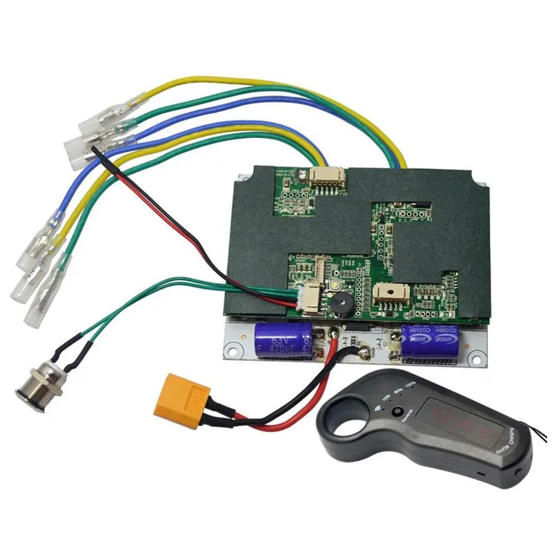 

esk8 longboard controller 24V 29.4V 36V 6s 7s 10s single dual motor drive ESC 2.4G remote control for electric skateboard