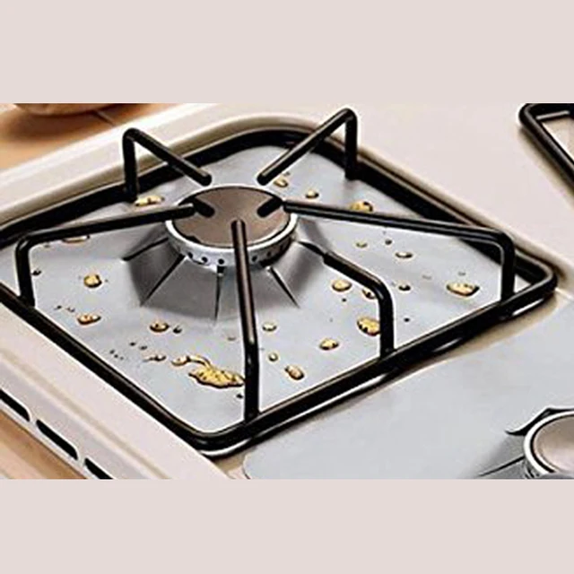4pcs Lot Gas Stove Cooker Protectors Cover Liner Clean Mat Pad 4pcs Lot Gas Stove Cooker Protectors Cover Liner Clean Mat Pad Burner Covers