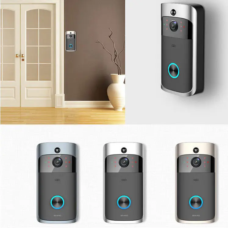 

HD 720P Wireless WIFI Video Camera Phone Intercom Smart Door Bell Home Security Night Vision + Phone APP Control + Short Video