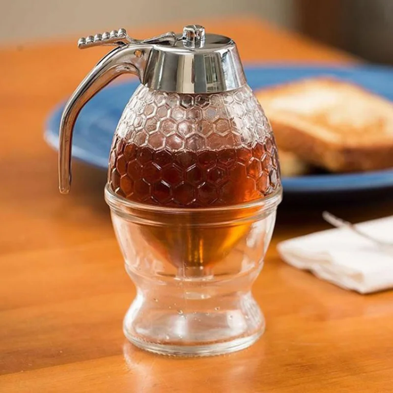Горячий прозрачный акриловый дозатор меда для хранения меда контейнер бутылка LSK99