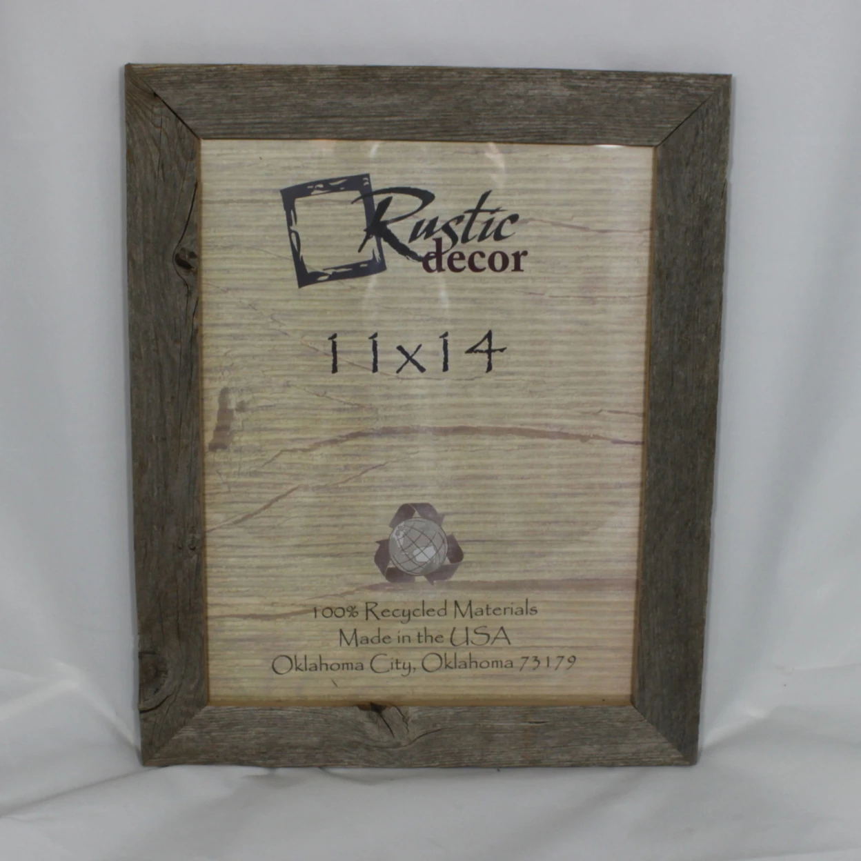 11x14 Rustic Barn Wood Wood Standard Wall Frame