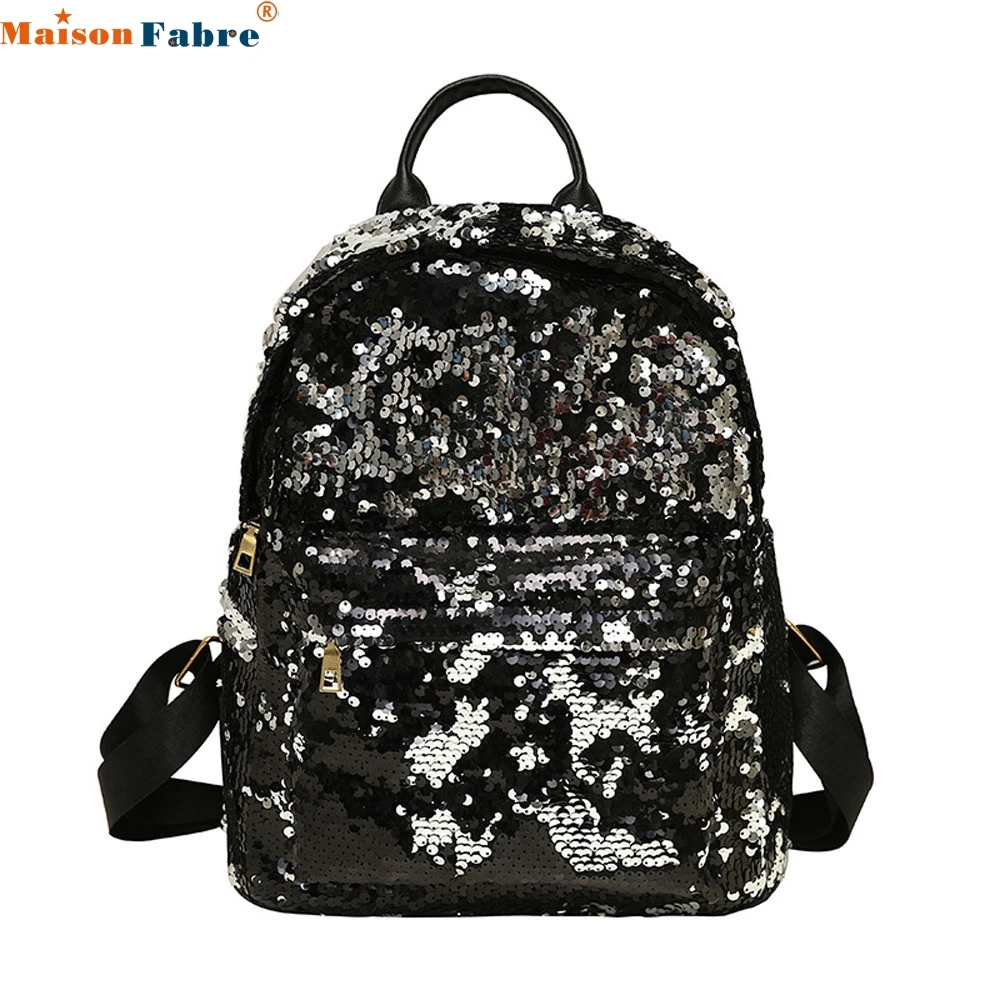 High Quality Fashion Women's Shinning Glitter Bling Backpack Sequins