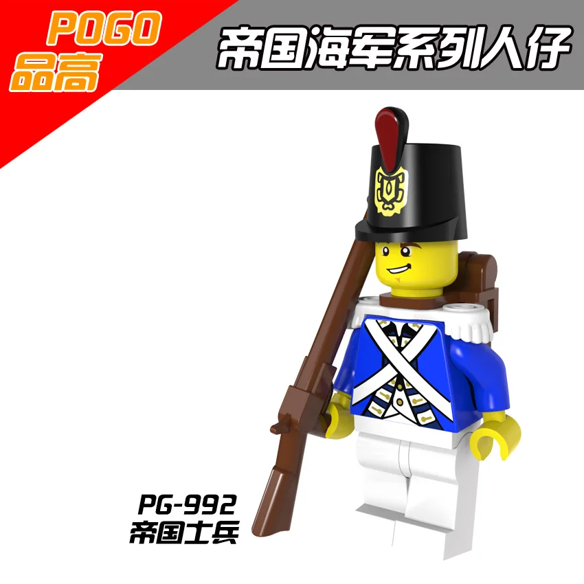 

Legoings Military Soldier With Backpack Pirates Super Heroes Mini Dolls Building Blocks Sets PG992 Kids DIY Toys Legoing Technic