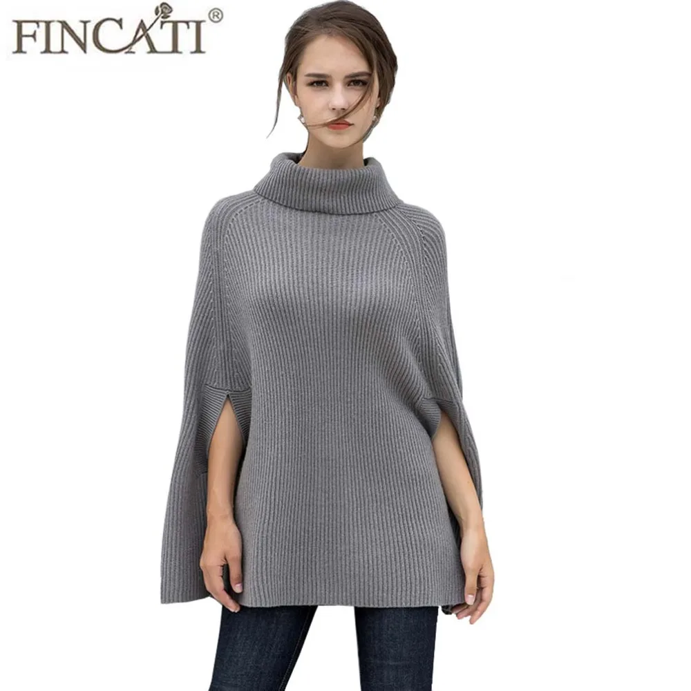 Aliexpress.com : Buy Trending 100% Goat Cashmere Cloak Shrug Turtleneck Cozy Soft Autumn Winter 