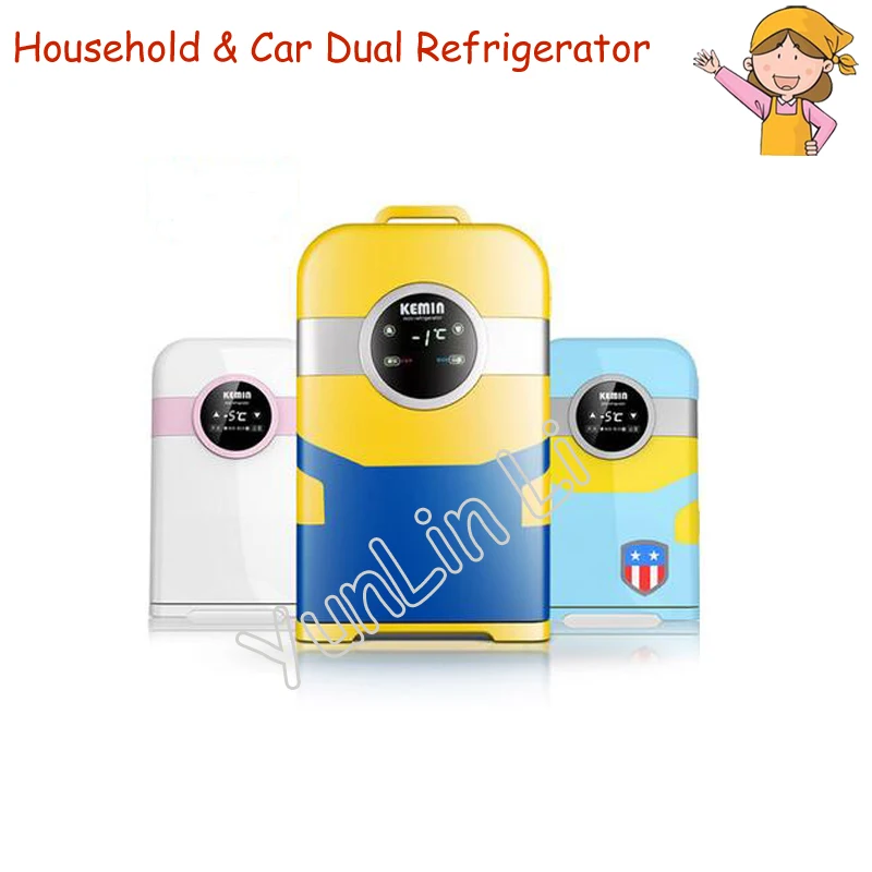 

22L Mini Refigerator Household & Car Dual Using Heating and Cool Small Refigerator In Drinking Vegetable Cosmetis KM-22L