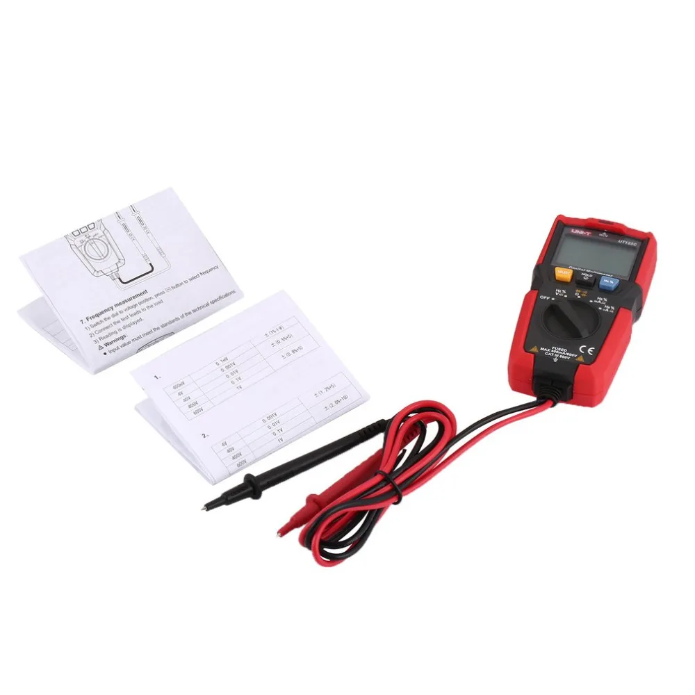 

Digital Multimeter UT125C DC/AC Voltage Current Meter Handheld Ammeter Ohm Diode NCV Tester 3999 Counts Multitester No Contact
