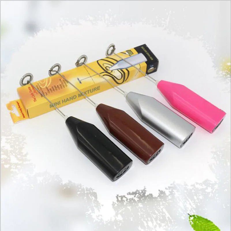 

1pc Milk Drink Coffee Whisk Mixer Electric Egg Beater Frother Foamer Mini Handle Stirrer Practical Kitchen Cooking Tool