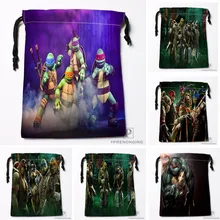 Custom Teenage Mutant Ninja Turtles Drawstring Bags Travel Storage Mini Pouch Swim Hiking Toy Bag Size 18x22cm#0412-03-50