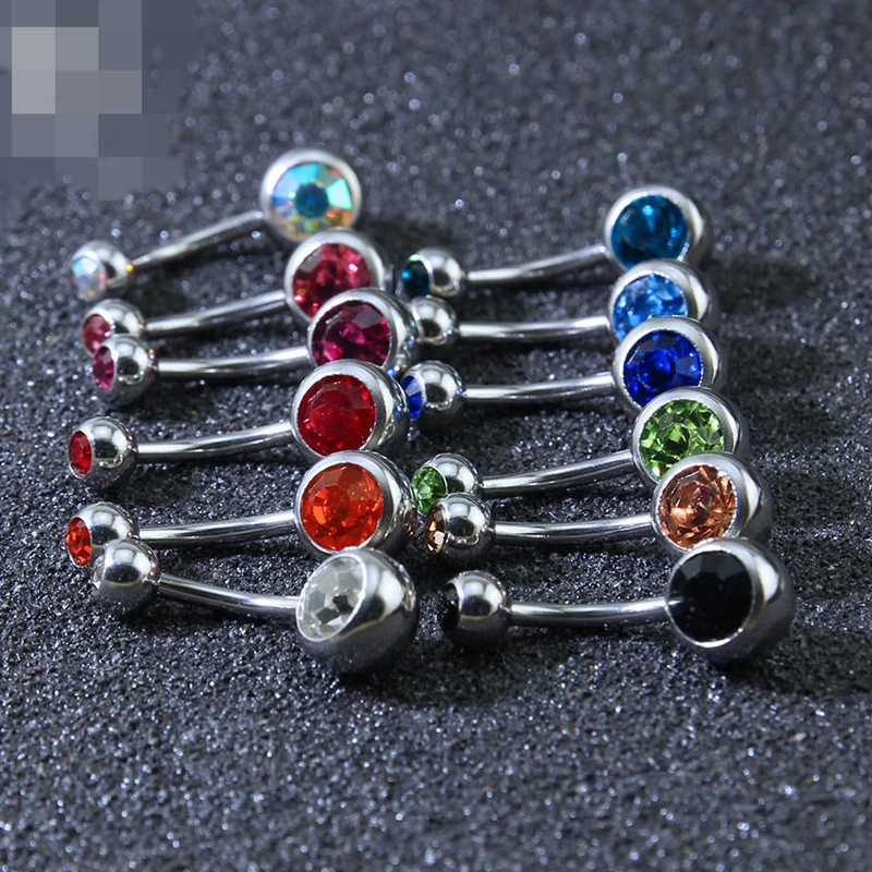 Buy 100Pc/Lot 15G 1.4*10*5/8mm Belly Navel Button