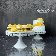 1 шт Свадебные декоративные белые железные " и 10" широкие маленькие подставки для торта