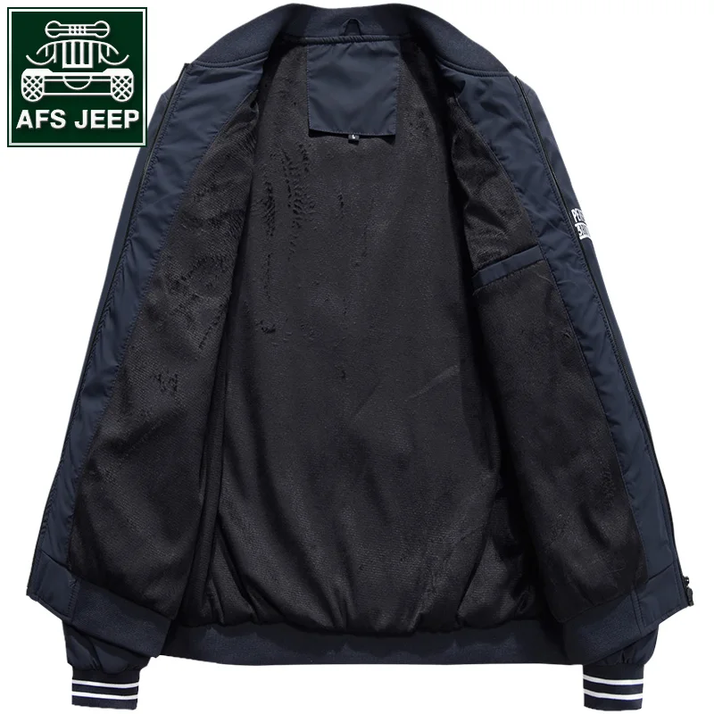 Новая мужская куртка пальто из искусственной кожи Флисовая теплая одежда однотонная куртка-бомбер Jaqueta Cargo весенне-осеннее пальто куртки 4XL