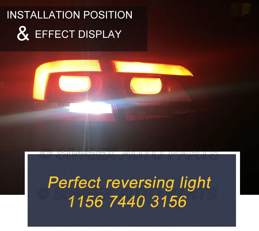 2 шт. 1156 BA15S T20 7440 T25 3156 светодиодная двухцветная белого и желтого цвета сигнал