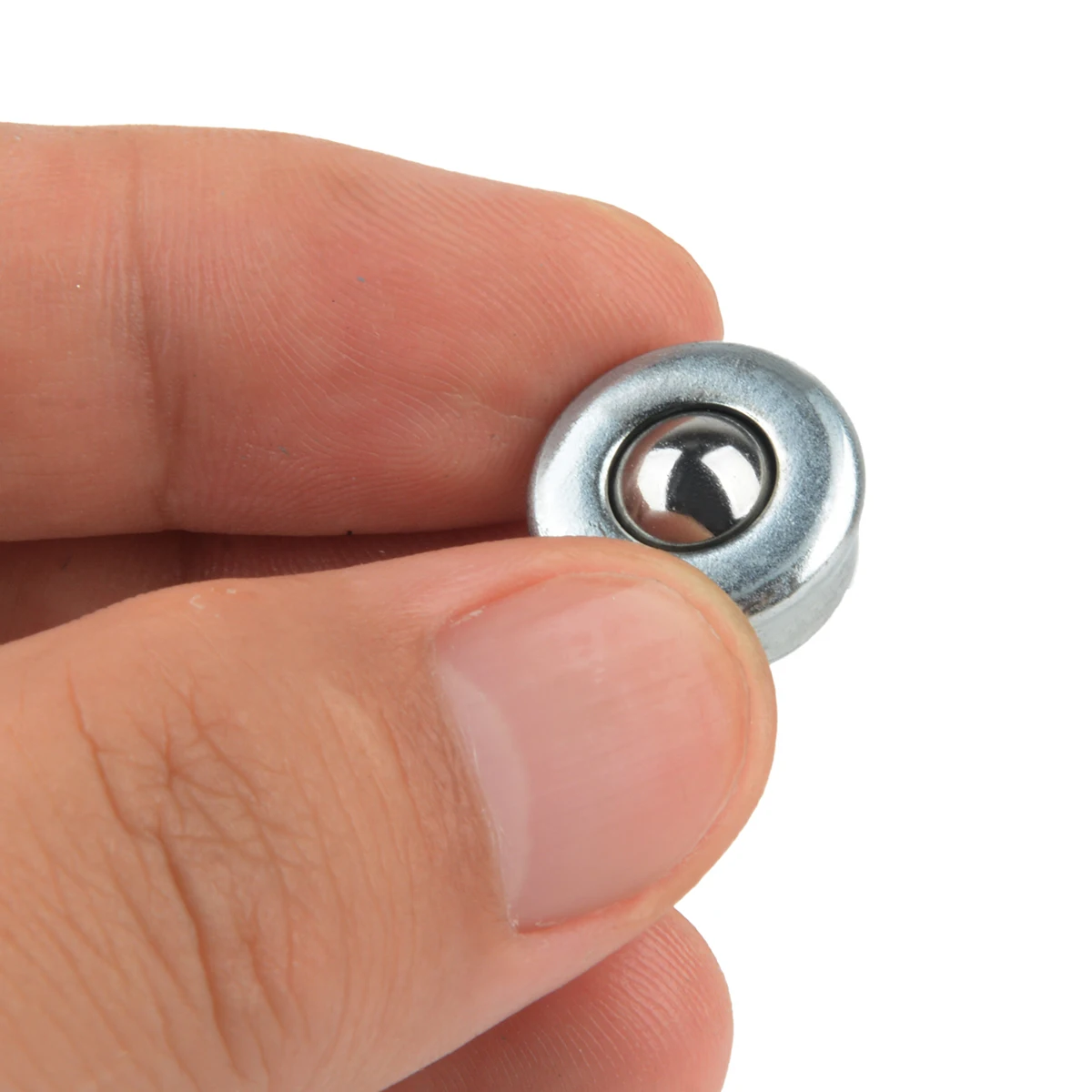 10 pcs Mini Sliver Metal Ball Transfer CY-8H 8mm Diameter Hardware Ball Bearing Unit Conveyor Roller Wheels Load Shafts