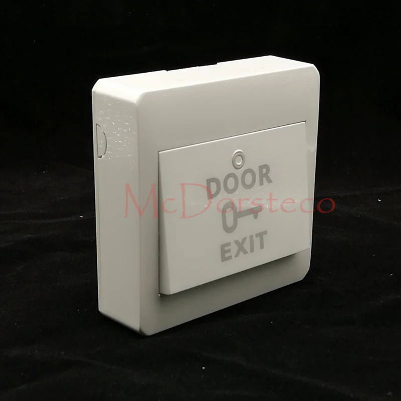 

10 PCS NO/COM Exit Button Wall Mount Exit Button Push Door Release Exit Button Switch For Electric Access Control System