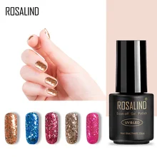 Розалинд гель 1 s 7 мл Алмазный Блеск Высокое качество гель лак для ногтей УФ светодио дный выдерживает-ногтей маникюр длительный Гель-лак