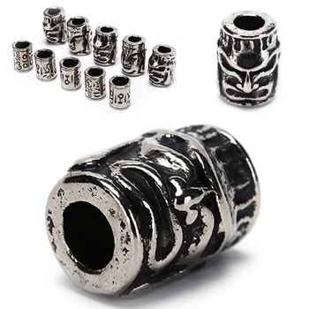 

2019 New 5Pcs Paracord Beads Metal Charms Skull For Paracord Bracelet Accessories Survival,DIY Pendant Buckle for Knife Lanyards