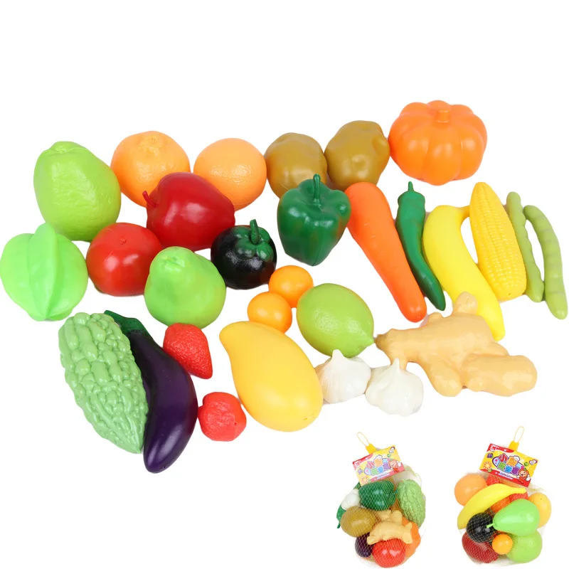 plastic vegetables toys