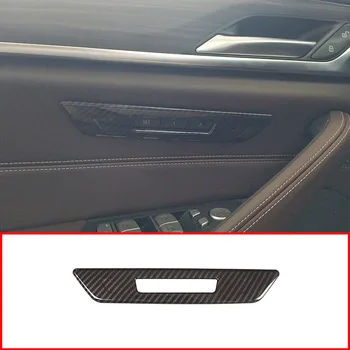 

Carbon Fiber Style For BMW 5 Series G30 2018 ABS Seat Seat memory lock Button Frame Trim Car Accessories
