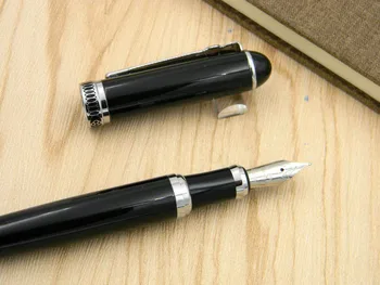 

OFFICE SILVER D black new golden Iridium classic GIFT fountain pen