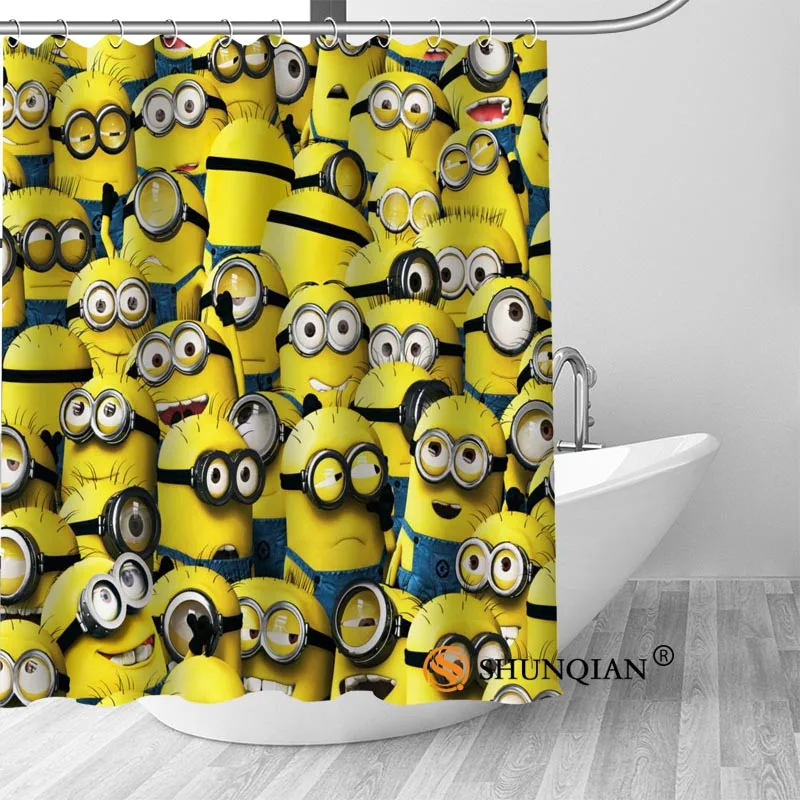 minion shower curtain hooks