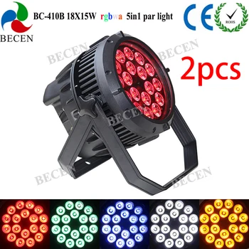 

2pcs 5in1 led par can light 18x15w led par light can night club disco light Beam Strobe Disco Stage Lights