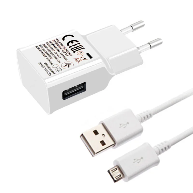 

For Redmi 7 7A 6A Honor 8X 7X 8A 8S 8C Wall USB Fast Charger + Micro USB data Cable Phone Charger For Samsung A10 A2 Core J4 A6