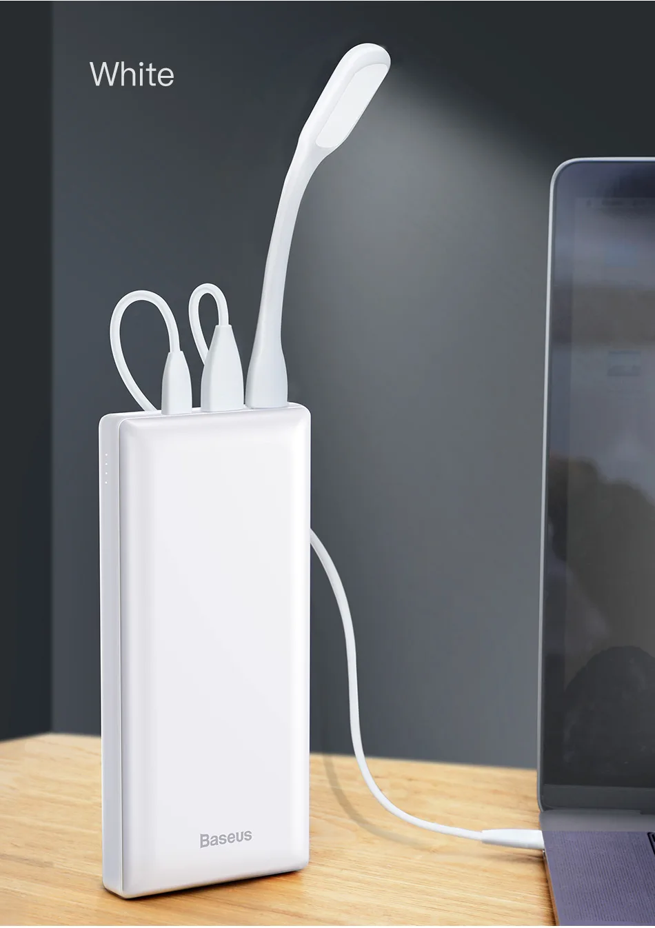 Baseus 30000 мАч Внешний аккумулятор для iPhone 11 samsung Xiaomi внешний аккумулятор USB C PD Быстрая зарядка внешний аккумулятор USB зарядное устройство