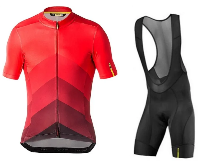 MAVIC комплекты для велоспорта MTB рубашки дышащие комплекты одежды для велоспорта быстросохнущие спортивные топы майки для велоспорта Ropa Ciclismo - Цвет: short set1