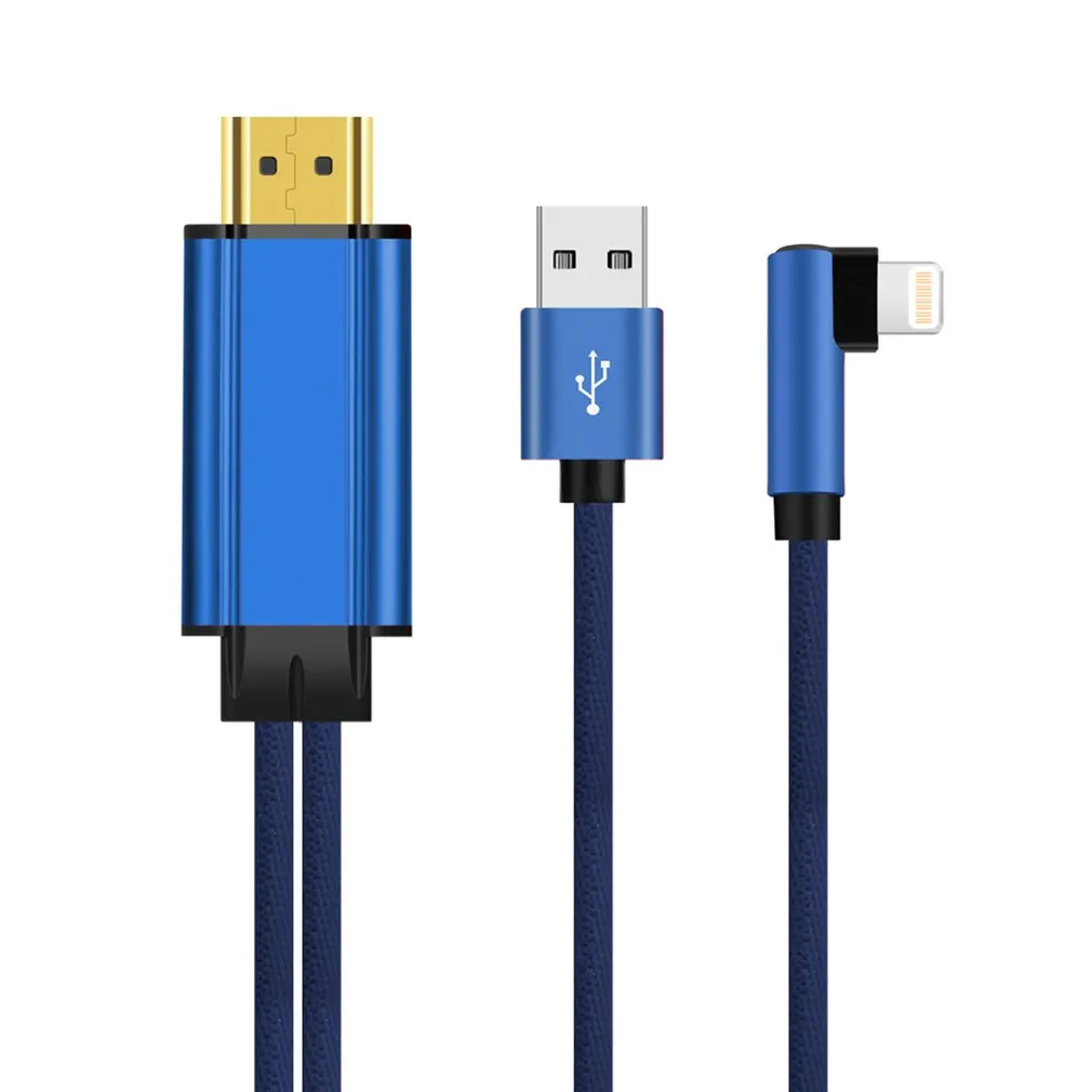 

Compatible with iPhone iPad to HDMI Adapter Cable 1080P Digital AV HDMI Adaptor Connector Cord for iPhone X