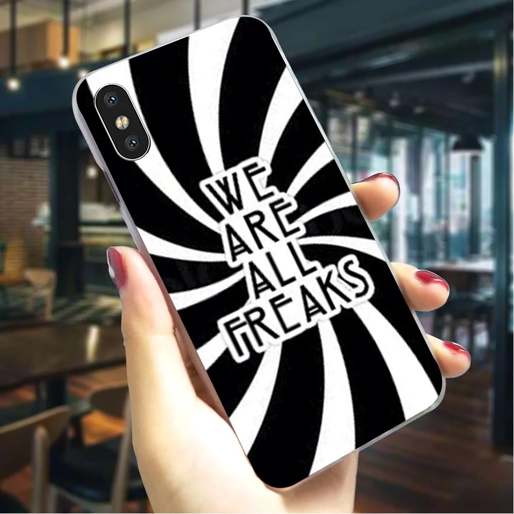 ТВ American Horror Story чехол для телефона чехол для iPhone 5S 5 SE 6 6S Plus/6 Plus/6 S Plus 7 8/7 8 плюс X XS XR Xs Max жесткий чехол с принтом - Цвет: K1021412