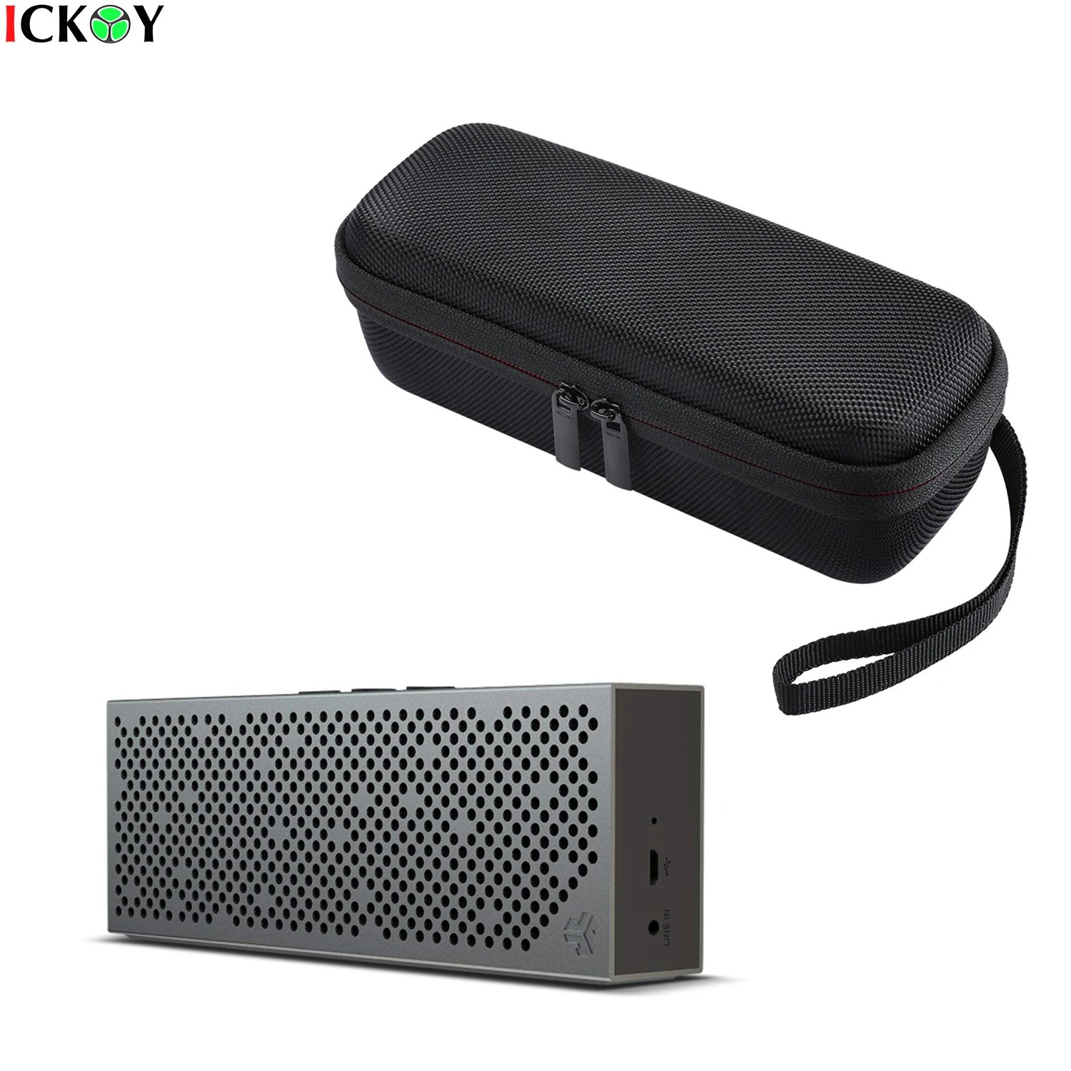 

Portable Bag Carrying Protective Storage Case Pouch Cover for JLab Audio Crasher SLIM- METAIL Speaker Acceeories