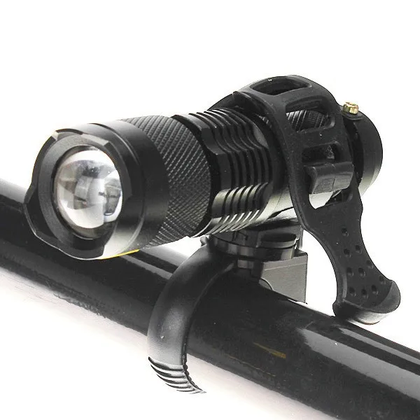 Discount 360 Degree Swivel Bike Bicycle Cycle Flashlight Torch Mount LED Head Front Light Holder Clip Rubber for Diameter 20-45mm MBI-31 9