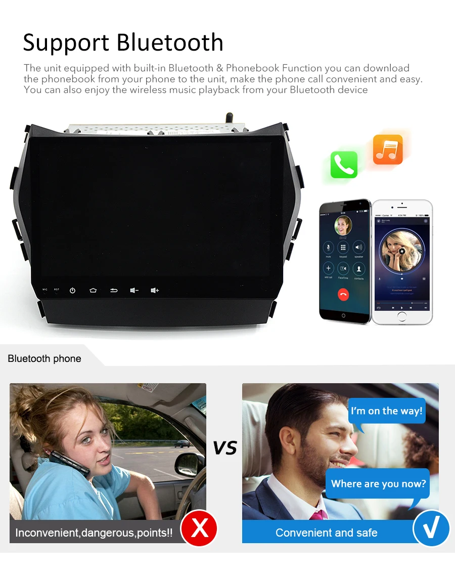 Sale Asvegen For HYUNDAI Santa Fe IX45 Android 7.1 Quad Core 9 inch Car GPS Navigation System Wifi Bluetooth Radio Multimedia Player 5 Sale Asvegen For HYUNDAI Santa Fe IX45 Android 7.1 Quad Core 9 inch Car GPS Navigation System Wifi Bluetooth Radio Multimedia Player 5