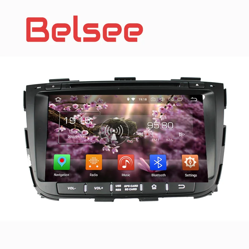 Стереомагнитола Belsee 2012 2013 2014 Kia Sorento на базе Android 8 0 автоголовное устройство с