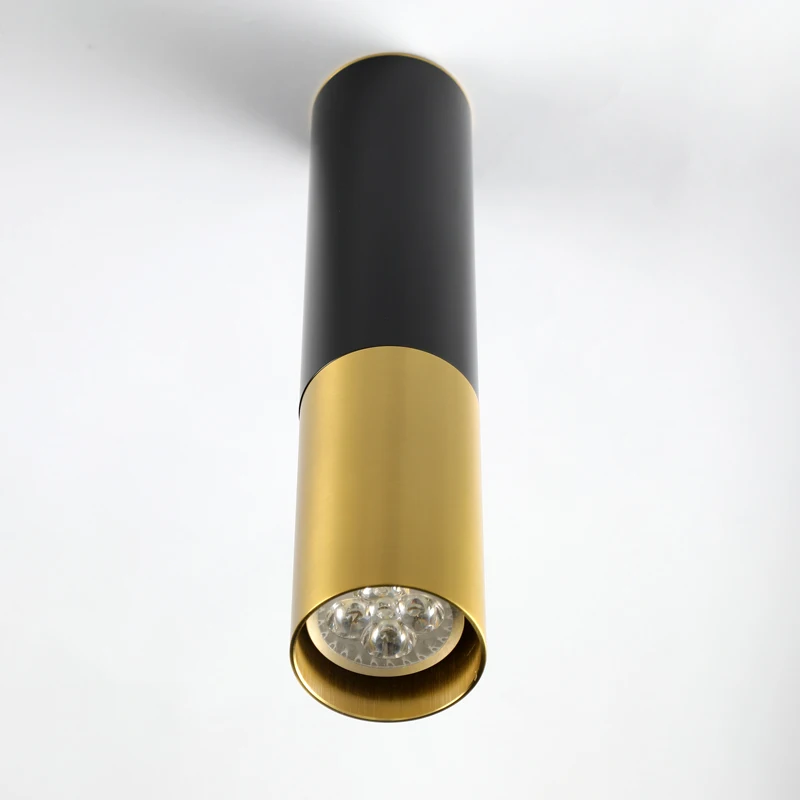 Современный потолочный светильник s светодиодный светильник одинарный кухонный светильник барные лампы Потолочный светильник GU10 ламповый светильник для спальни алюминиевая трубчатая лампа