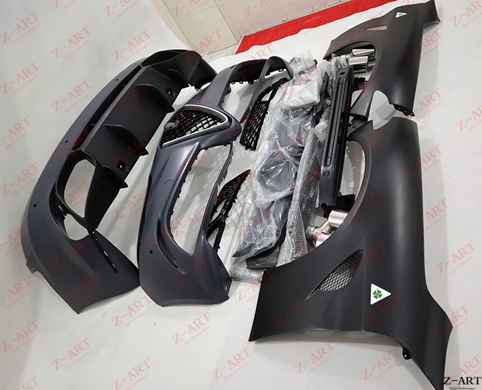 Z-ART QV body kit для Alfa Romeo Giulia PP body kit для Alfa Romeo Giulia- тюнинг body kit впрыск PP бампер