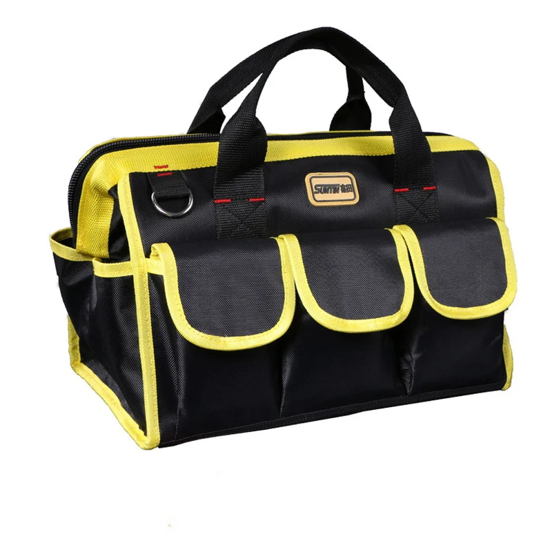 

High Quality Tool Bag Large Size Thicken Waterproof Double Layer Oxford Material Hardware Tool Kit Shoulder Backpack Utility Bag