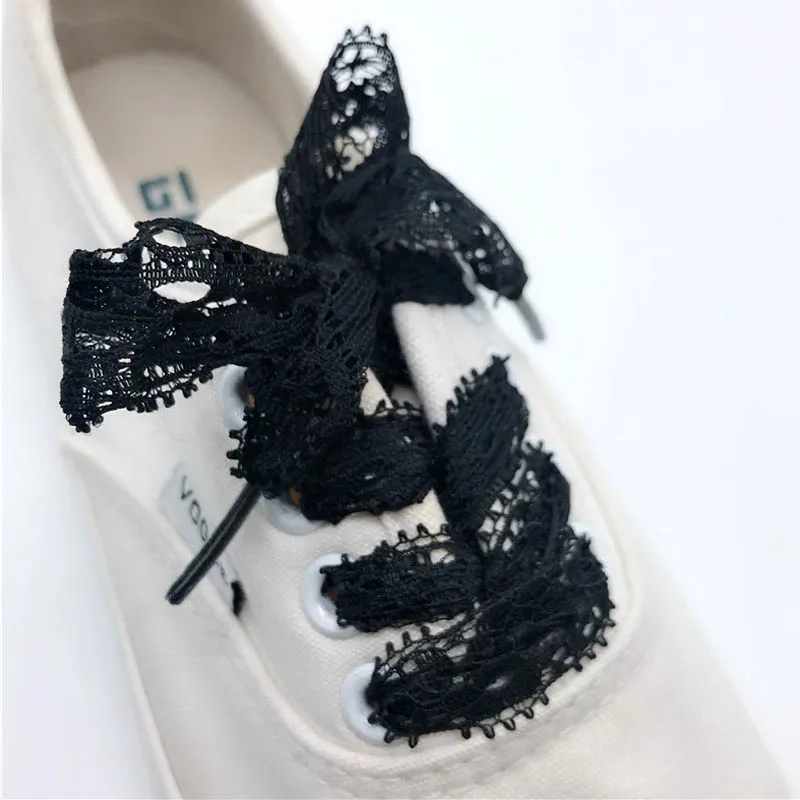 12 Pairs Special Laces Shoelaces Personality Style Canvas Shoelaces Black White Brown Eastic Beautiful Transparent Laces Leisure