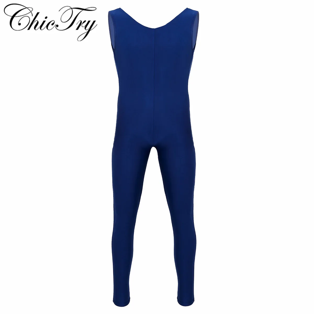 Male Mens Adults Dance Unitard Men Lycra Ballet Tight Jumpsuit Dance
