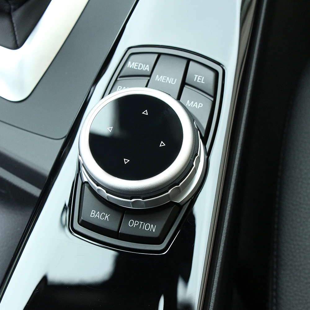 Мультимедийная Кнопка Idrive для модификации крышка BMW x1 x3 x5 x6 F30 E90 F10 F18 F07 GT Z4 F15 F16 F25 E60