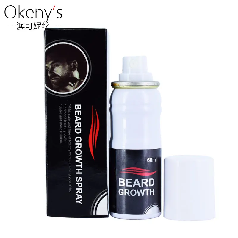 60ml Men Beard Growth Spray Beard Grow Stimulator 100 Natural