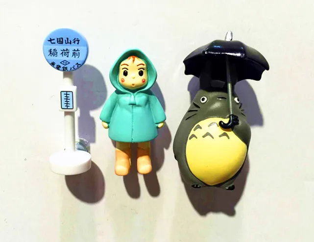 

Three-Dimensional Magnet Cartoon Of Japan Hayao Miyazaki Totoro Refrigerator Magnetic Sticker Souvenir Home Decoration Accessory
