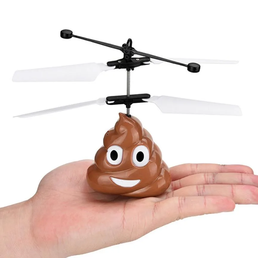 Hand Flying Poop Ball Mini Induction Suspension RC Aircraft Flying Remote Control Toys font b Drone