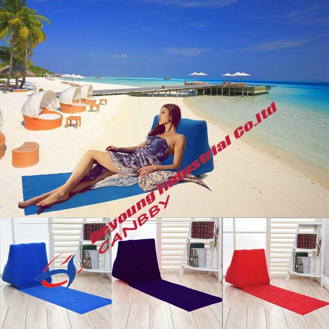 Waterproof Type Travel Pillow Inflatable Beach Outdoor Festival Camping