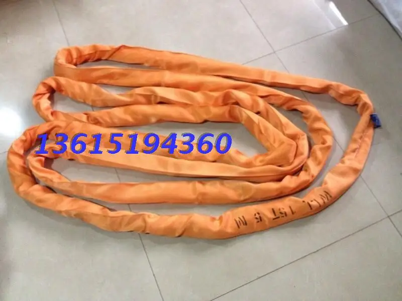 

15T2M4M flexible lifting belt ring lifting sling industry round sling 2 tons 15 m 4 m