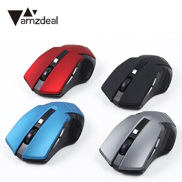 Special Price amzdeal 6 Buttons 2.4G Wireless Optical Gaming Mouse Mice Computer PC Laptop Professional Gaming Mouse